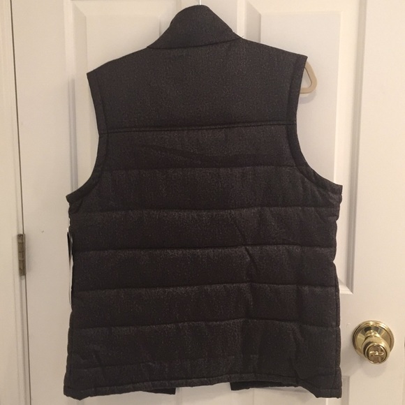 Insulated vest by Repair Charcoal Gray Brown puffer vest M - Picture 4 of 6